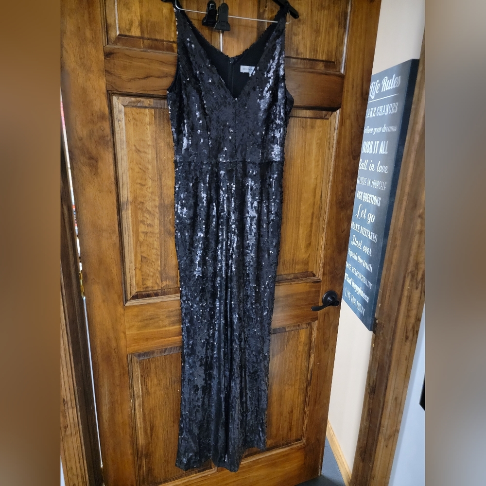 NWOT Dress the Population Jumpsuit M